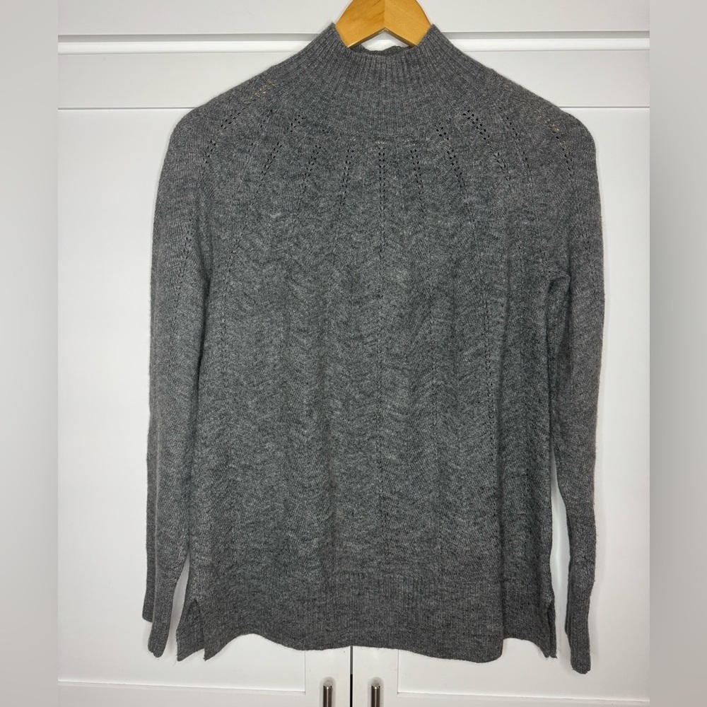 Talbots Charcoal Turtleneck Sweater small